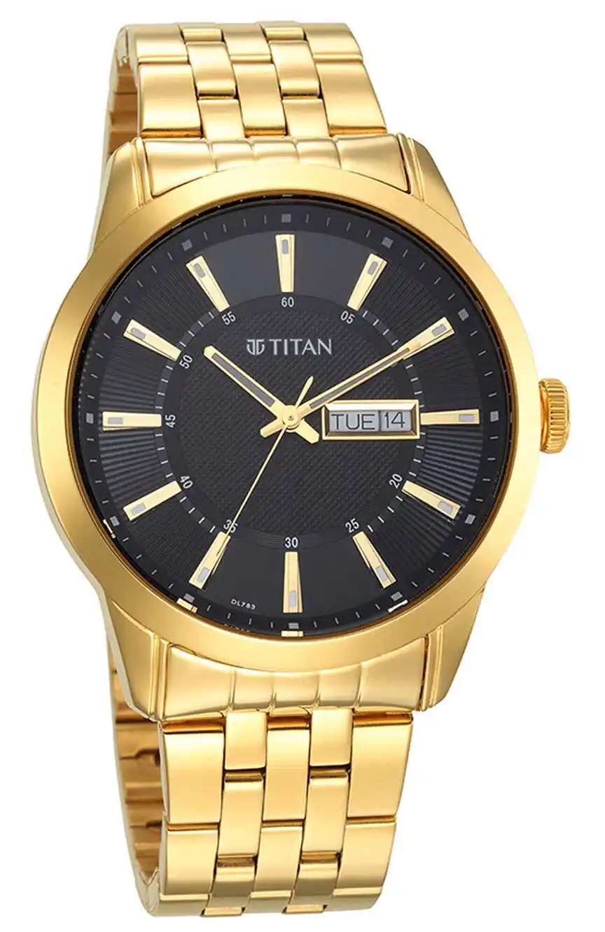 تيتان Regalia Opulent Champagne Dial Analog Stainless Steel Strap watch for Men