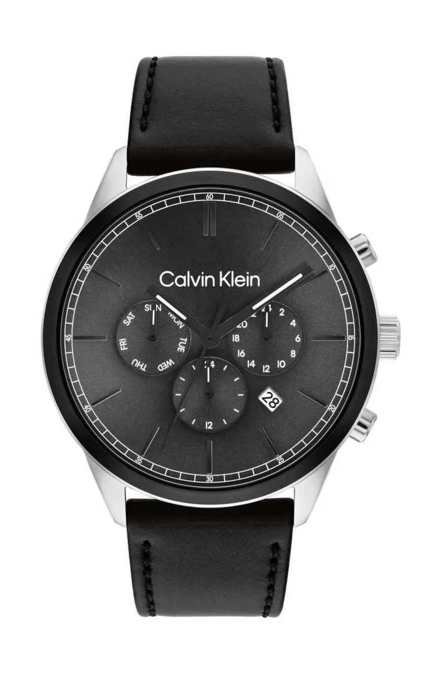 

Calvin Klein | men Calvin Klein Infinite Mens Leather Quartz Watch 25200379