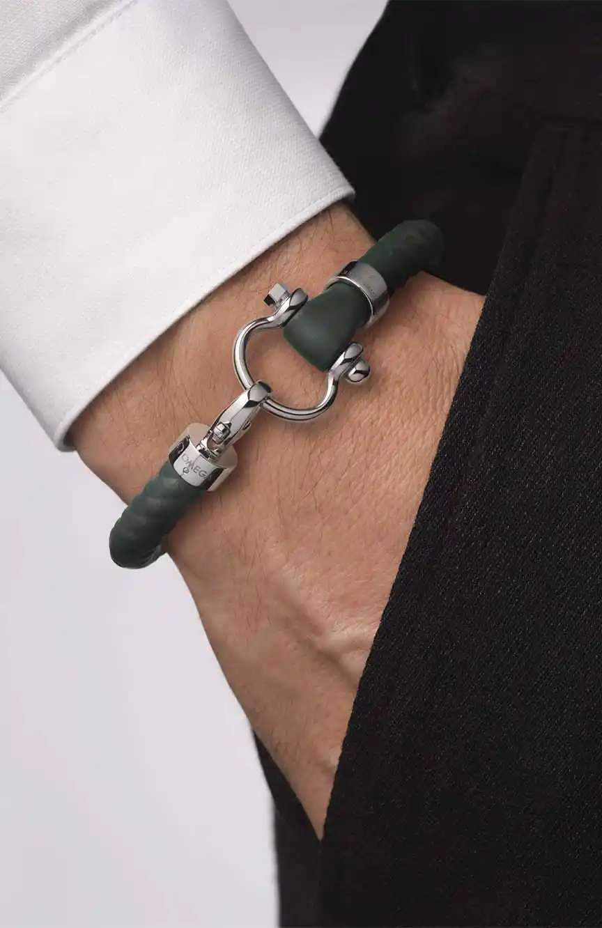 OMEGA Bracelet Rubber Stainless steel
