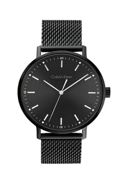 Calvin Klein ساعة يد رجالية بسوار ستانلس ستيل من كالفن كلاين بتقنية الكوارتز - 25200046
