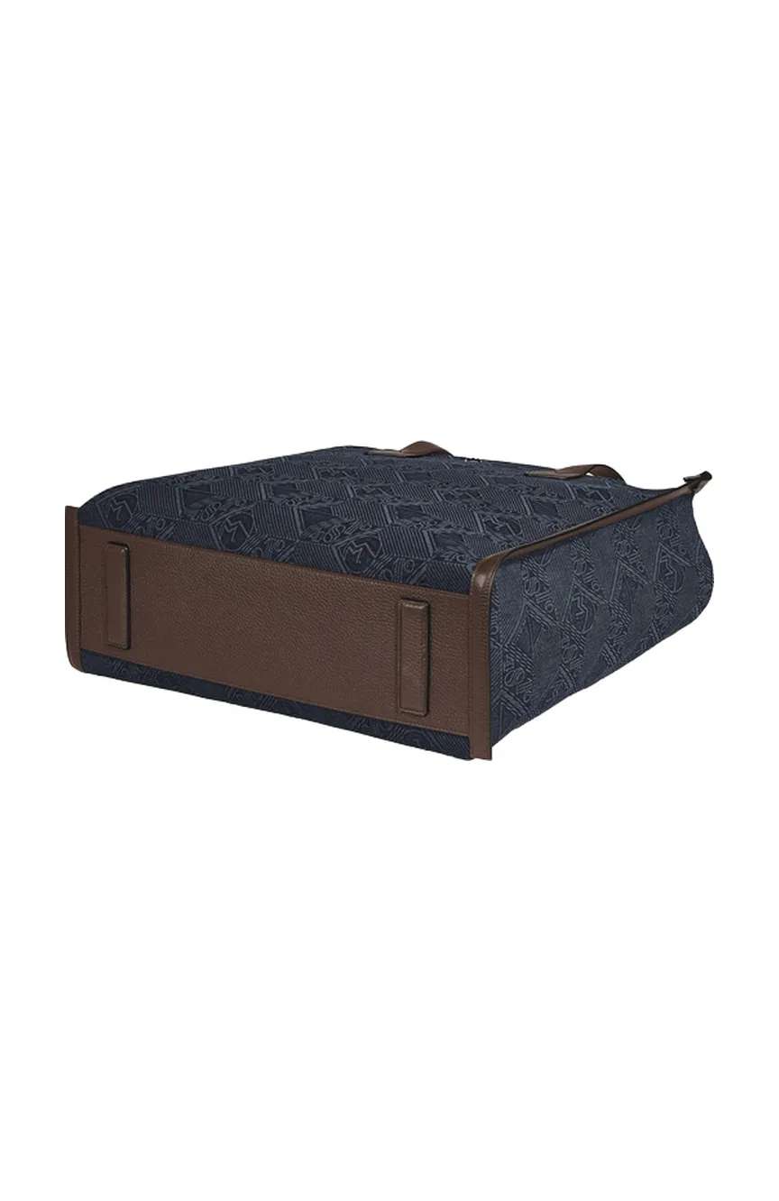 Montblanc Tote Bag In 4810 Denim