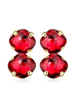 Andrea Marazzini Luce red crystal earrings