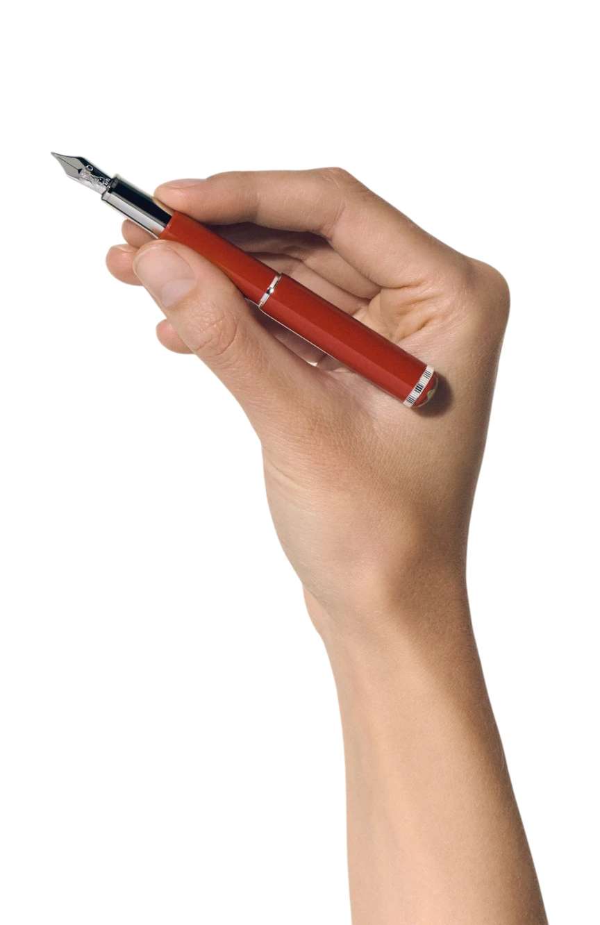 Montblanc Heritage Rouge et Noir Baby Special Edition Coral Coloured Fountain Pen