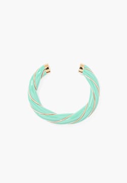 Aurelie Bidermann Diana Aqua Twisted Bracelet