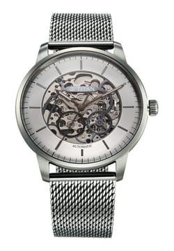 Titan Automatic Color Upgrade Silver Dial Grey Stainless Steel Strap Watch For Men