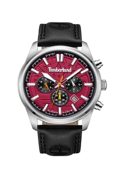 Timberland ساعة كوارتز بسوار جلد للرجال
