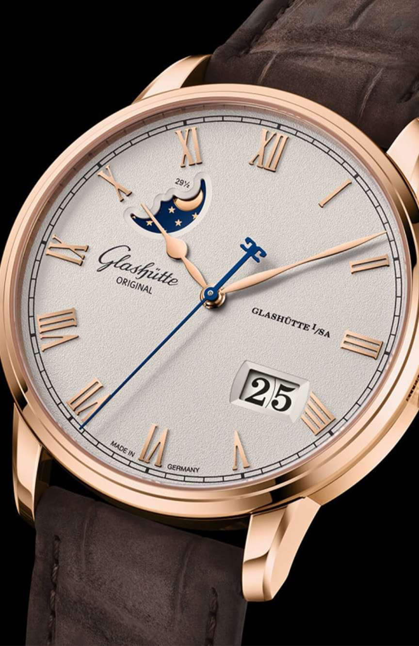 GLASHUTTE ORIGINAL SENATOR EXCELLENCE PANORAMA DATE MOON PHASE