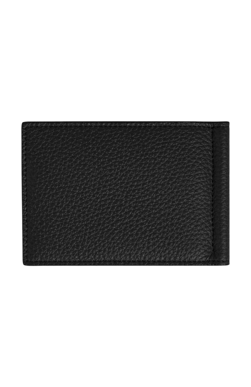Montblanc Wallet 6cc with Money Clip in Grain Leather