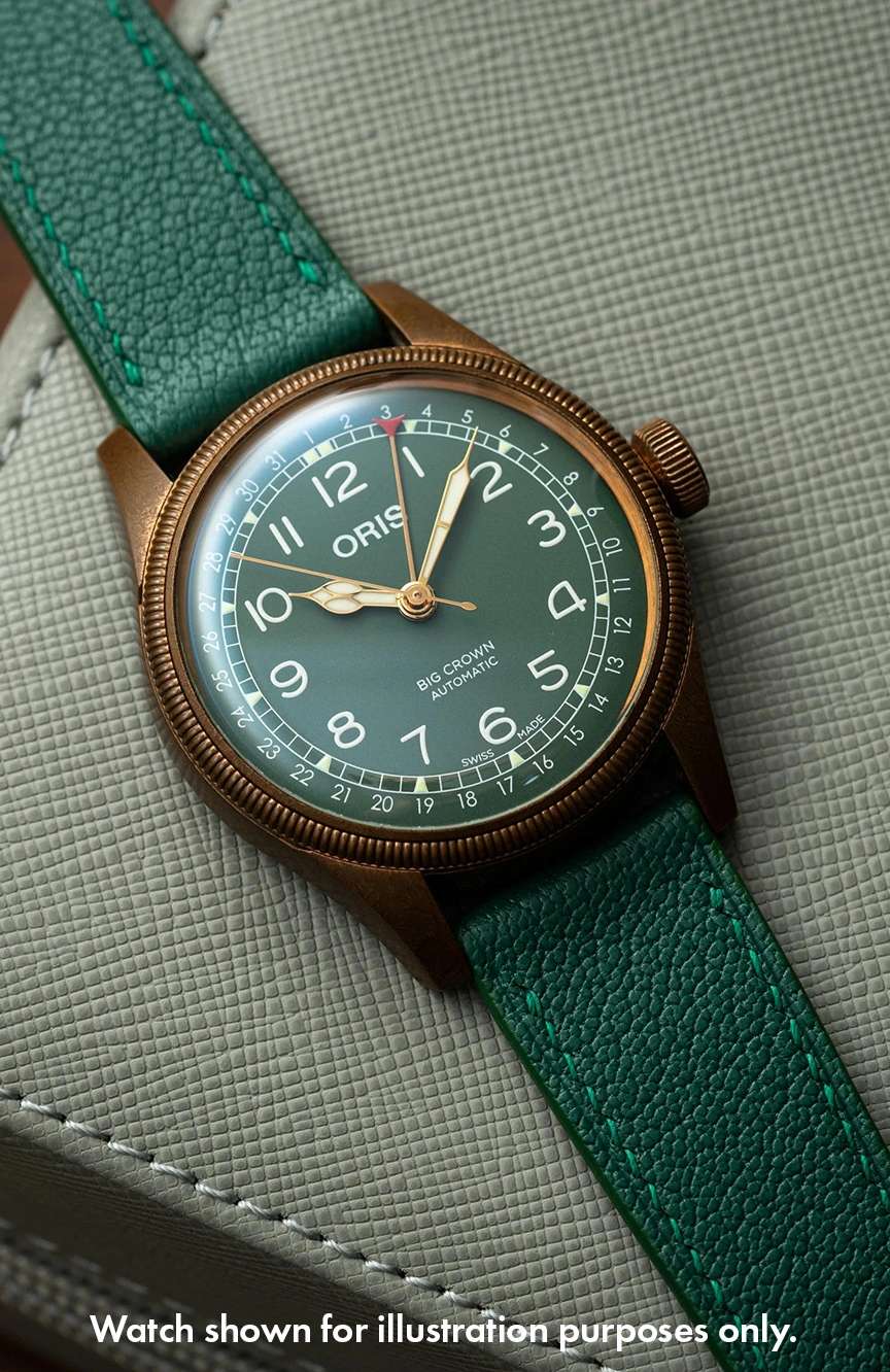 ديلوجز سوار من جلد الماعز باللون الأخضر