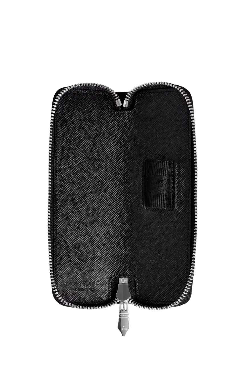 مون بلان حافظة سارتوريال بسحّاب بسعة 2 قلم