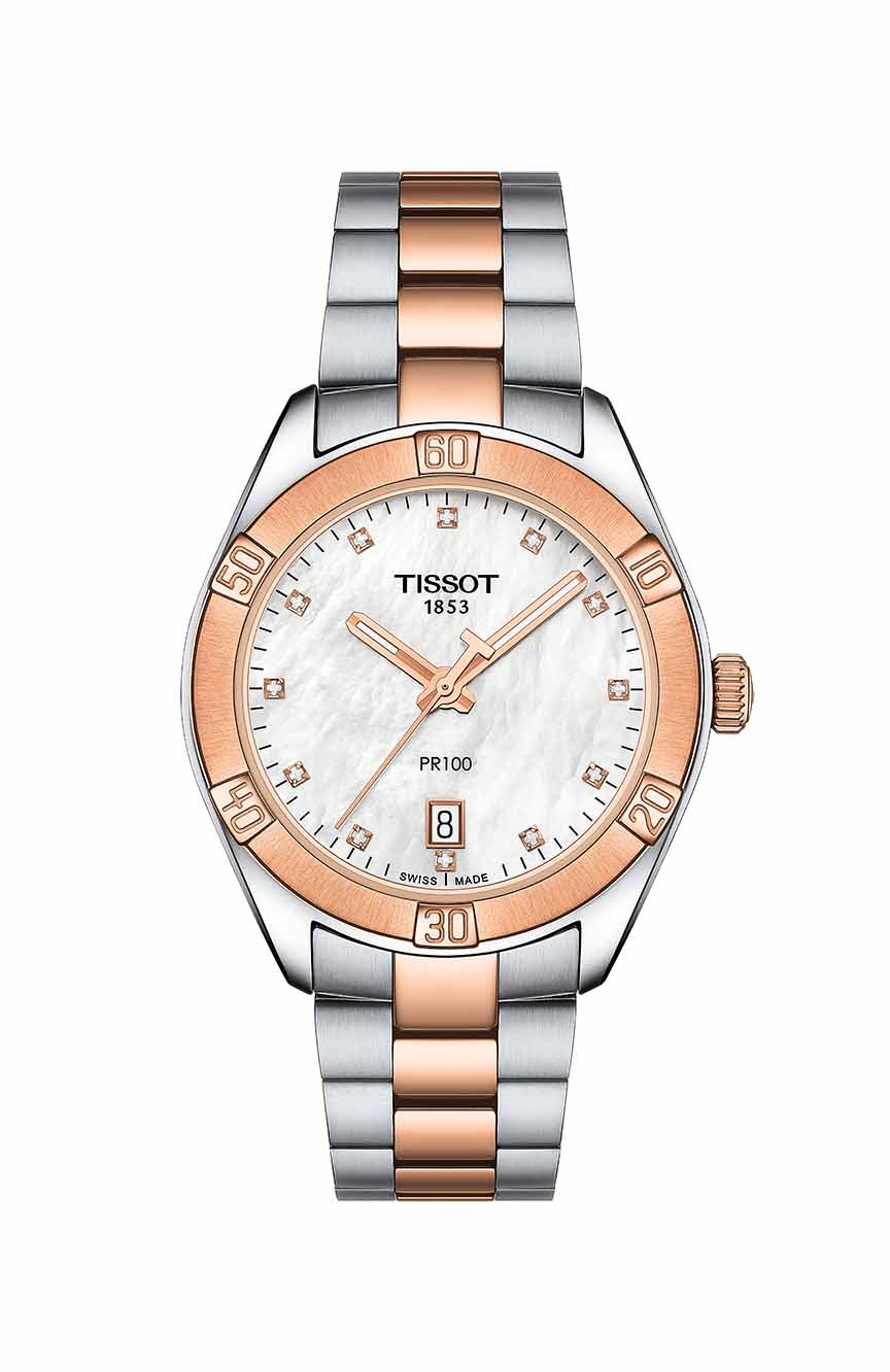 تيسو ساعة اليد بي آر 100