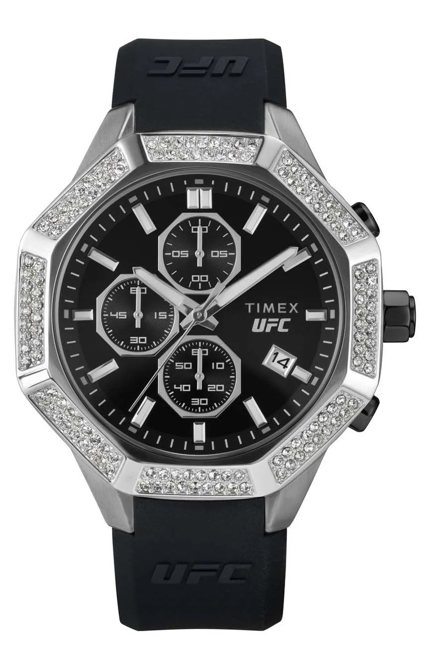 

Timex | Timex UFC King 45mm Silicone Strap Watch