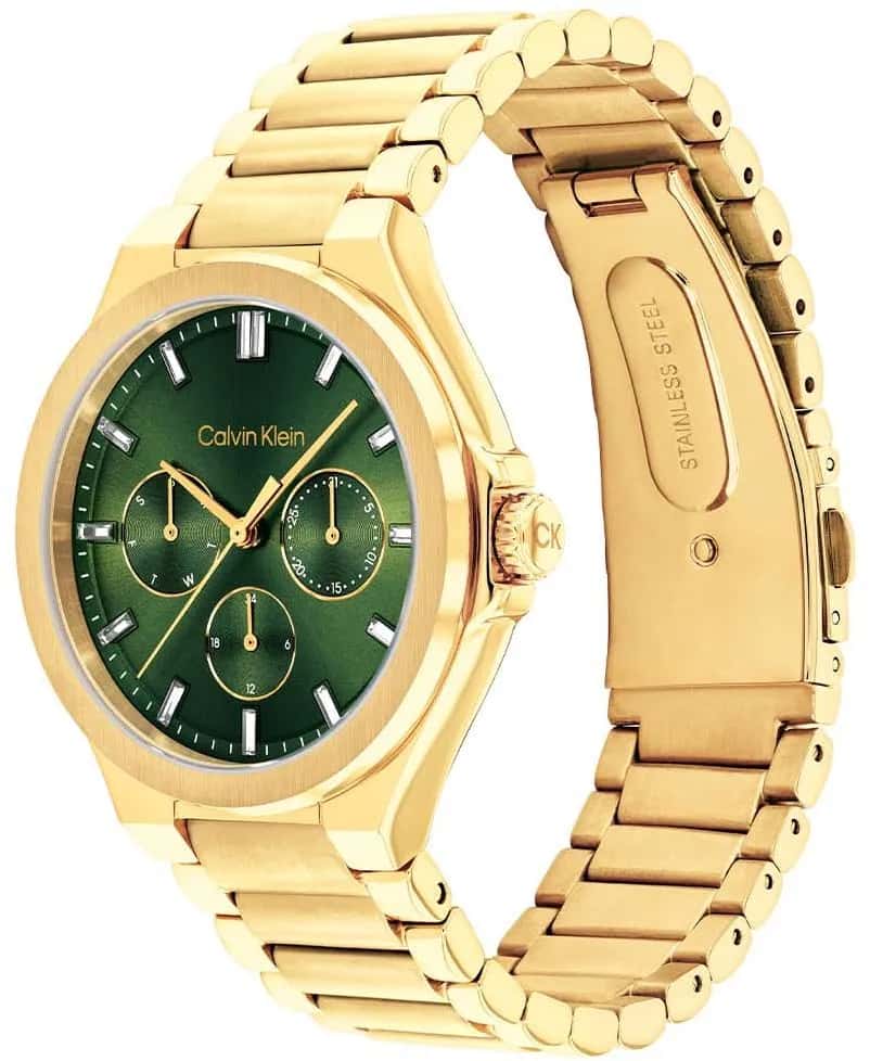 كلفن كلاين ساعة كلفن كلاين كوارتز ستيل وذهب للنساء 25100053