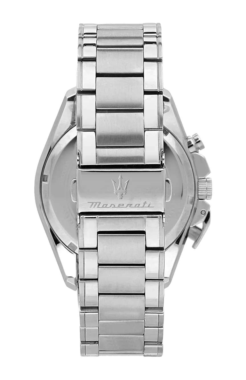 مازيراتي ساعة أنالوج بسوار ستانلس إستيل للرجال