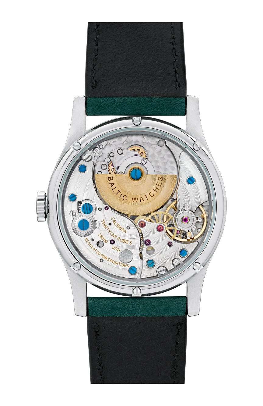 Baltic MR Classic - Silver - Stitched Green