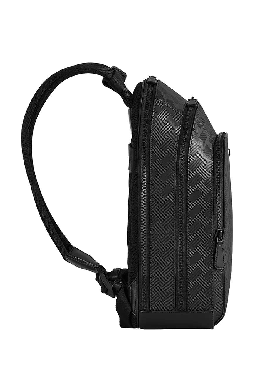 Montblanc Medium Backpack With 3 Compartments In Extreme Leather