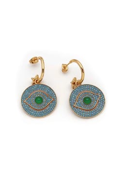 Mon Reve Razan Zircon Eye Earrings