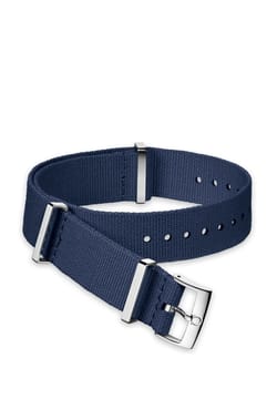 OMEGA Polyester, blue, Nato Strap