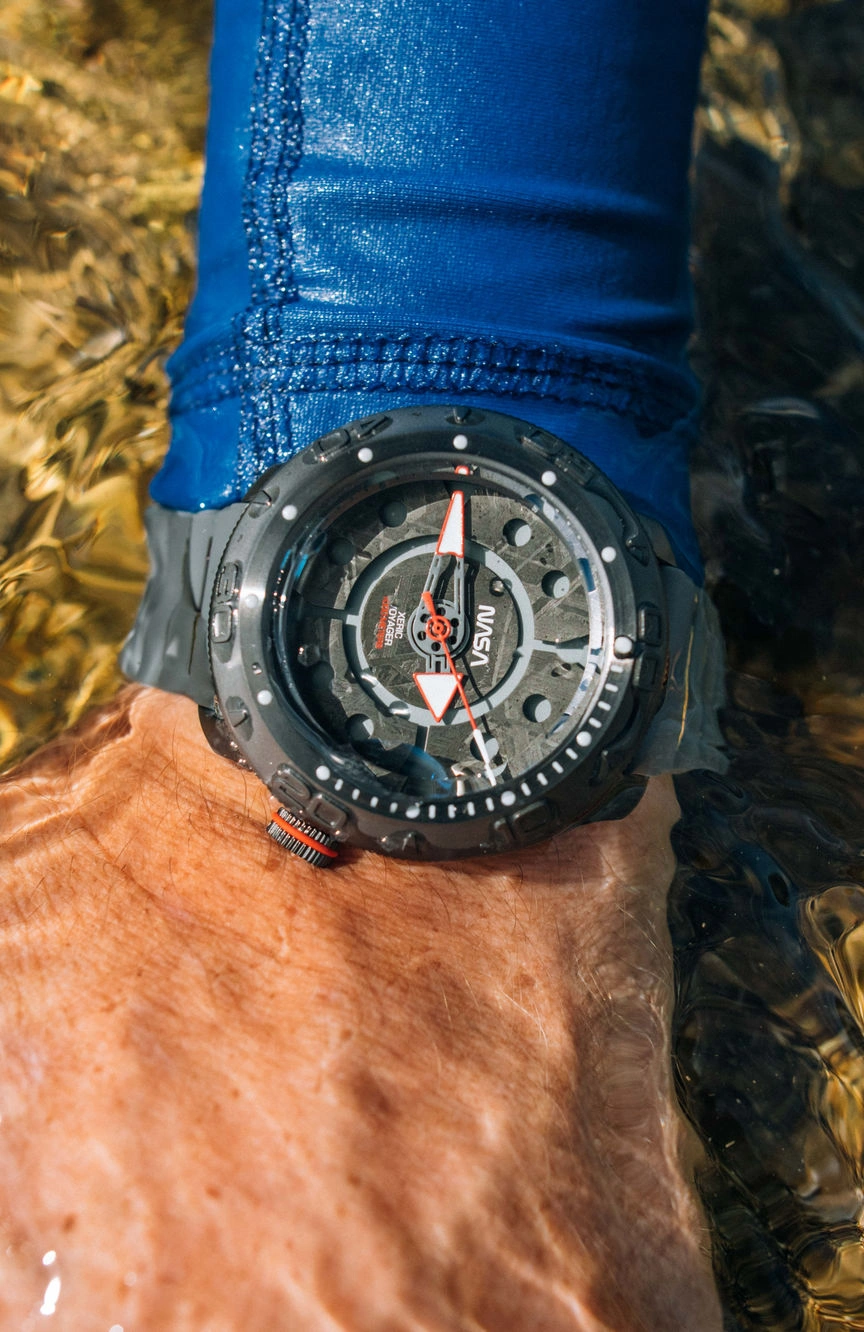 Xeric NASA Voyager Automatic 1000m Diver Meteorite | RivoliShop.com