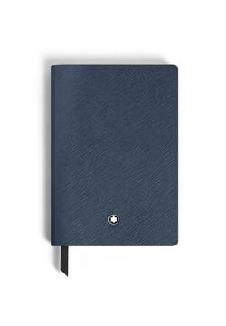 Montblanc Notebook Small Ink Blue Leather Blue Blank Pages
