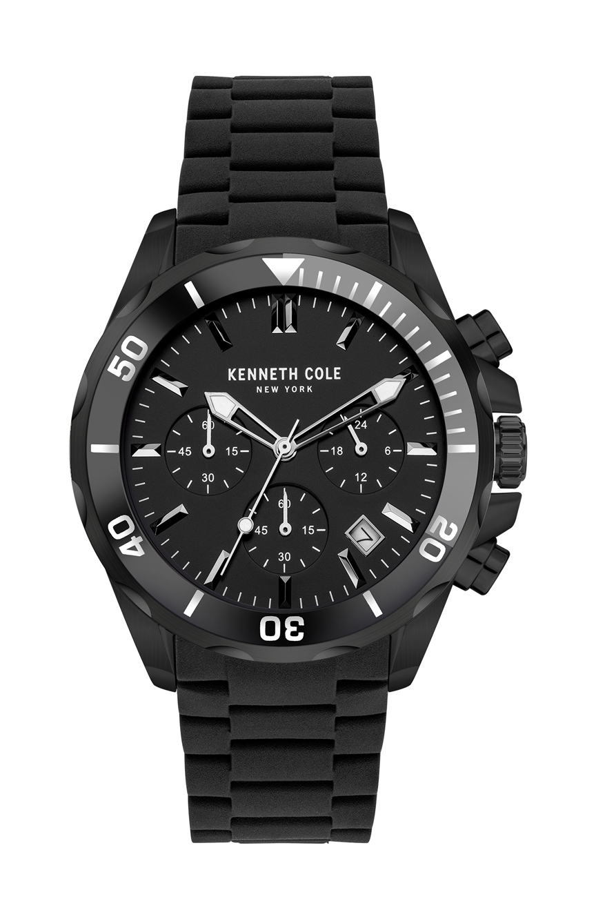 Kenneth Cole Kenneth Cole Mens Fashion Silicone Quartz Watch ...