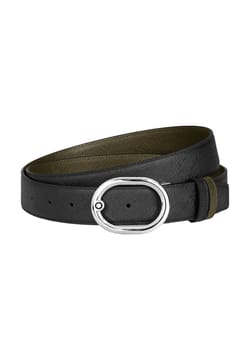 Montblanc LOvale 35 mm Reversible Belt in Sartorial Leather