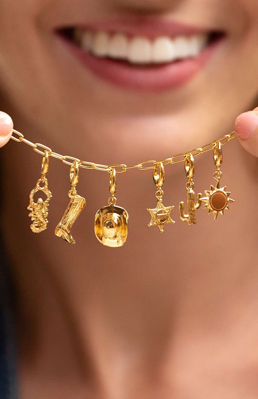 Lily Charmed Gold Plated Sunshine Charm