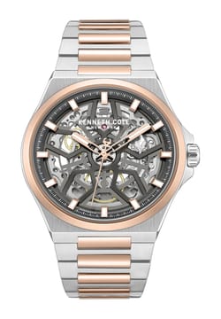 Kenneth Cole ساعة أوتوماتيك بسوار ستانلس ستيل من كينيث كول للرجال KCWGY0065302