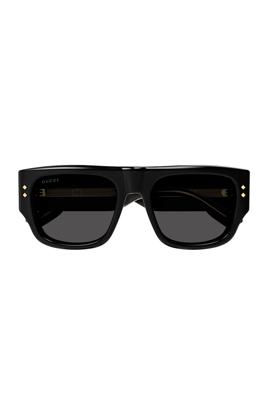 Gucci men's best sale square acetate sunglasses