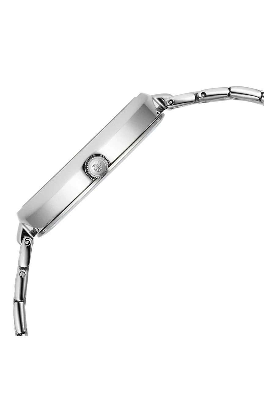 Titan Purple Stackables Quartz Analog Two Toned Dial Stainless Steel Strap Watch for Women