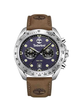 Timberland ساعة كوارتز بسوار جلد للرجال