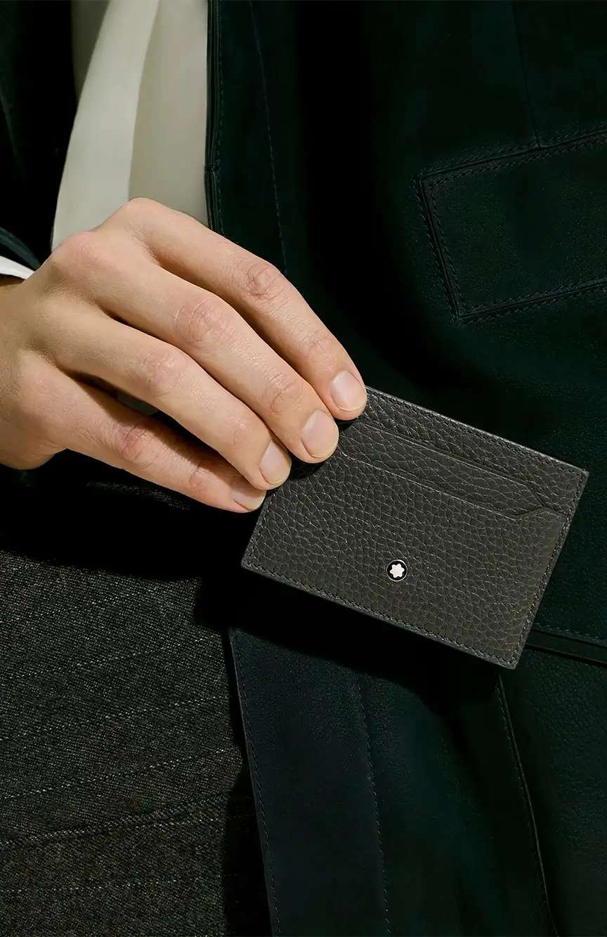 Montblanc Card Holder 5cc in Grain Leather
