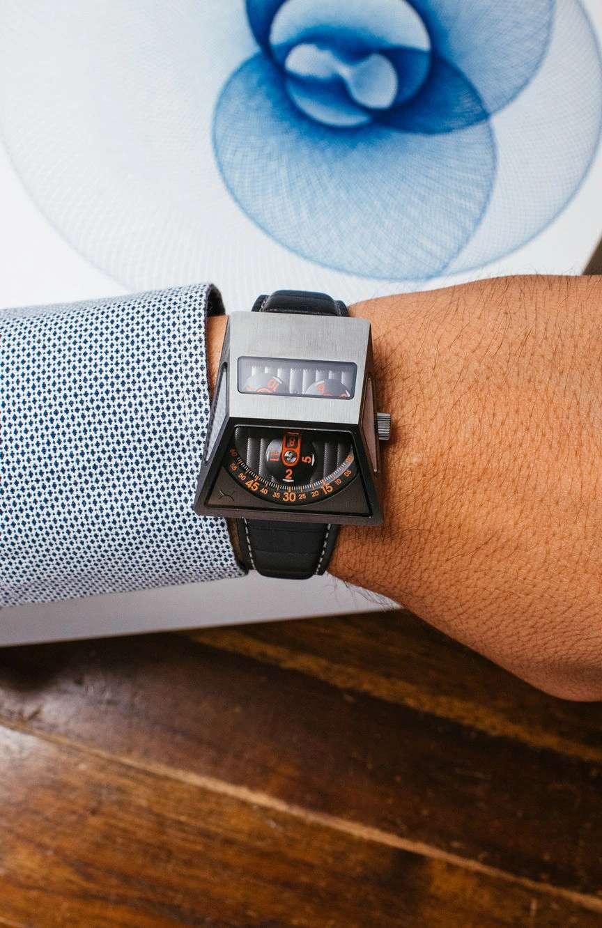 Xeric Vendetta X Automatic Gunmetal Orange