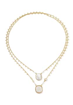 Gas Bijoux Double Row Scapulare Necklace