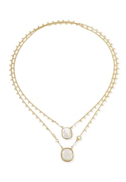 Gas Bijoux Double Row Scapulare Necklace