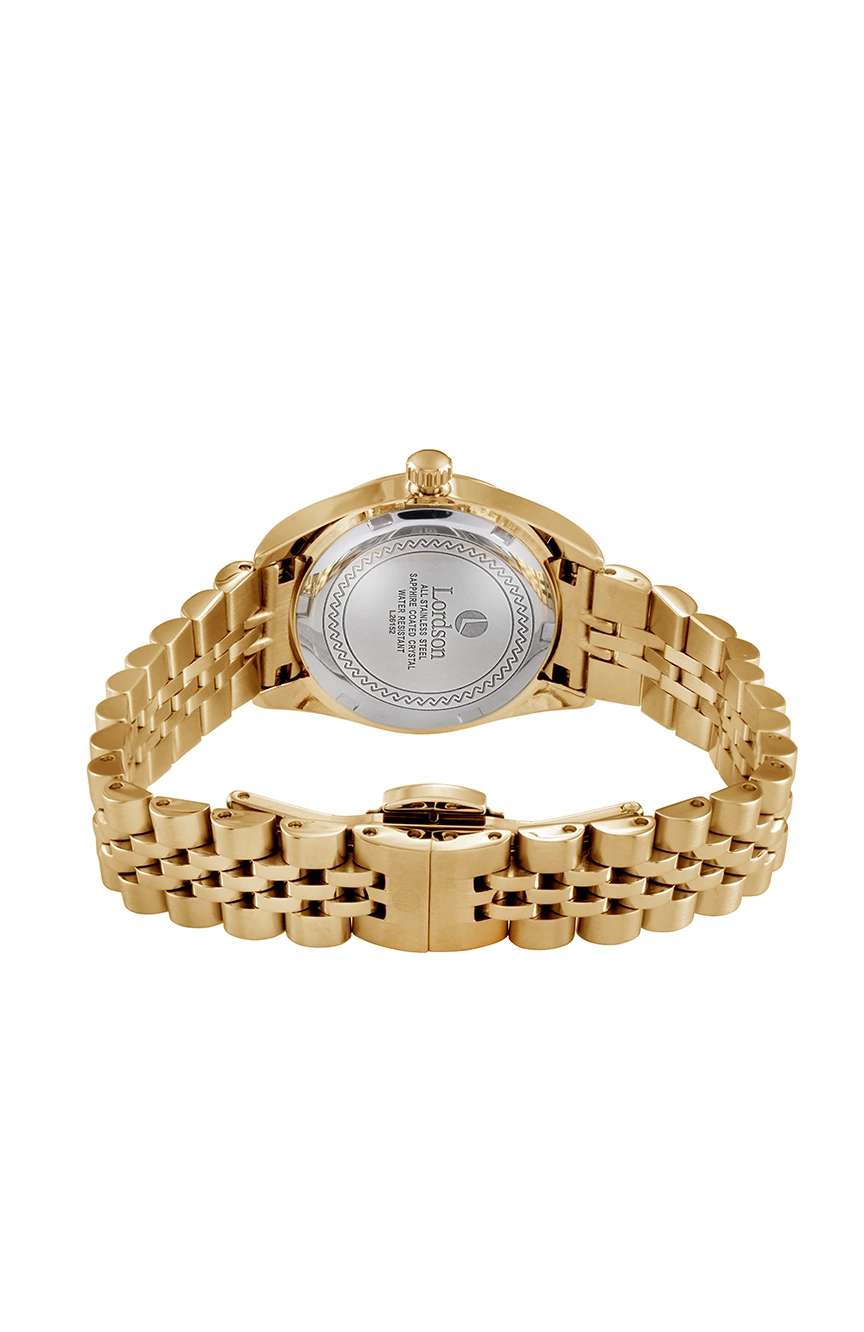 Lordson Ladies Gold Stainless Steel watch