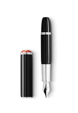 Montblanc قلم حبر بإصدار خاص من مون بلان هيريتج روج إي نوير بيبي لون أسود M