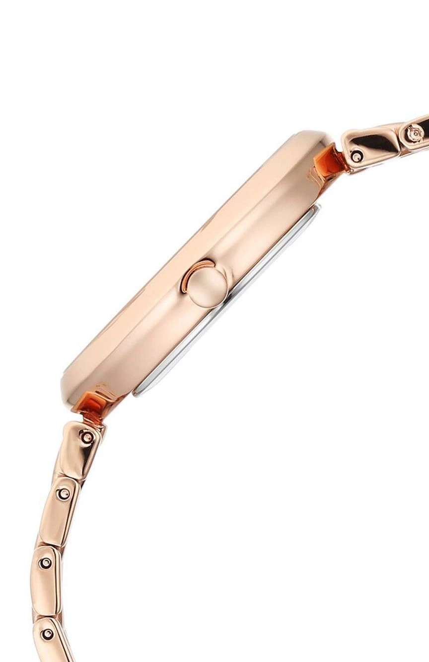 Titan Raga Memoirs Quartz Analog Mother Of Pearl Dial Rose Gold Metal Strap Oval Shaped Watch For Women