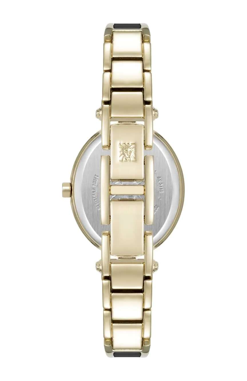 آن كلاين ساعة انالوج بسوار معدني للنساء