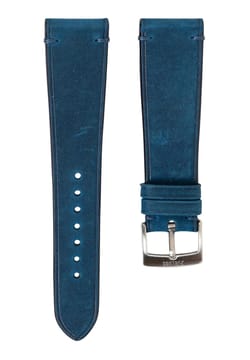 Delugs Leather - Blue Crazy Horse Side-Stitch Strap