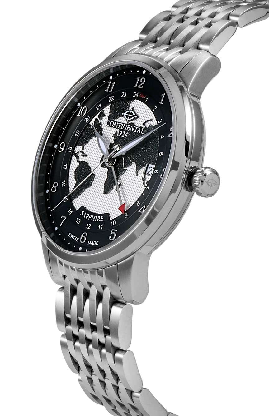 Continental Gents Silver Stainless Steel watch