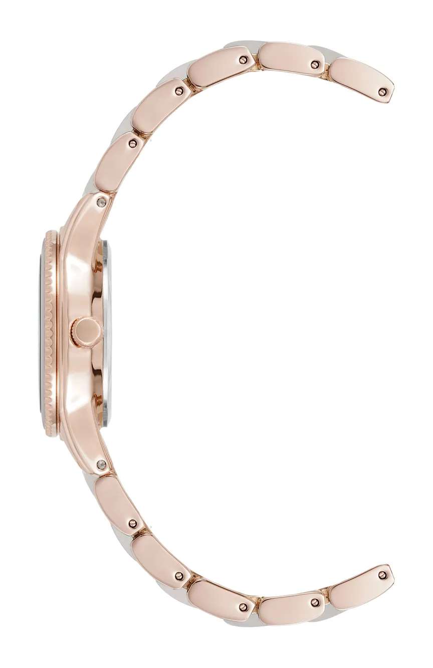 آن كلاين ساعة انالوج بسوار أكريليك للنساء