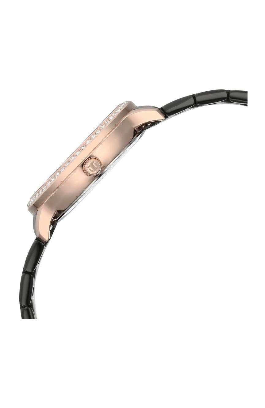 Titan Glamour Quartz Multifunction Grey Dial Grey Stainless Steel Strap Watch For Women