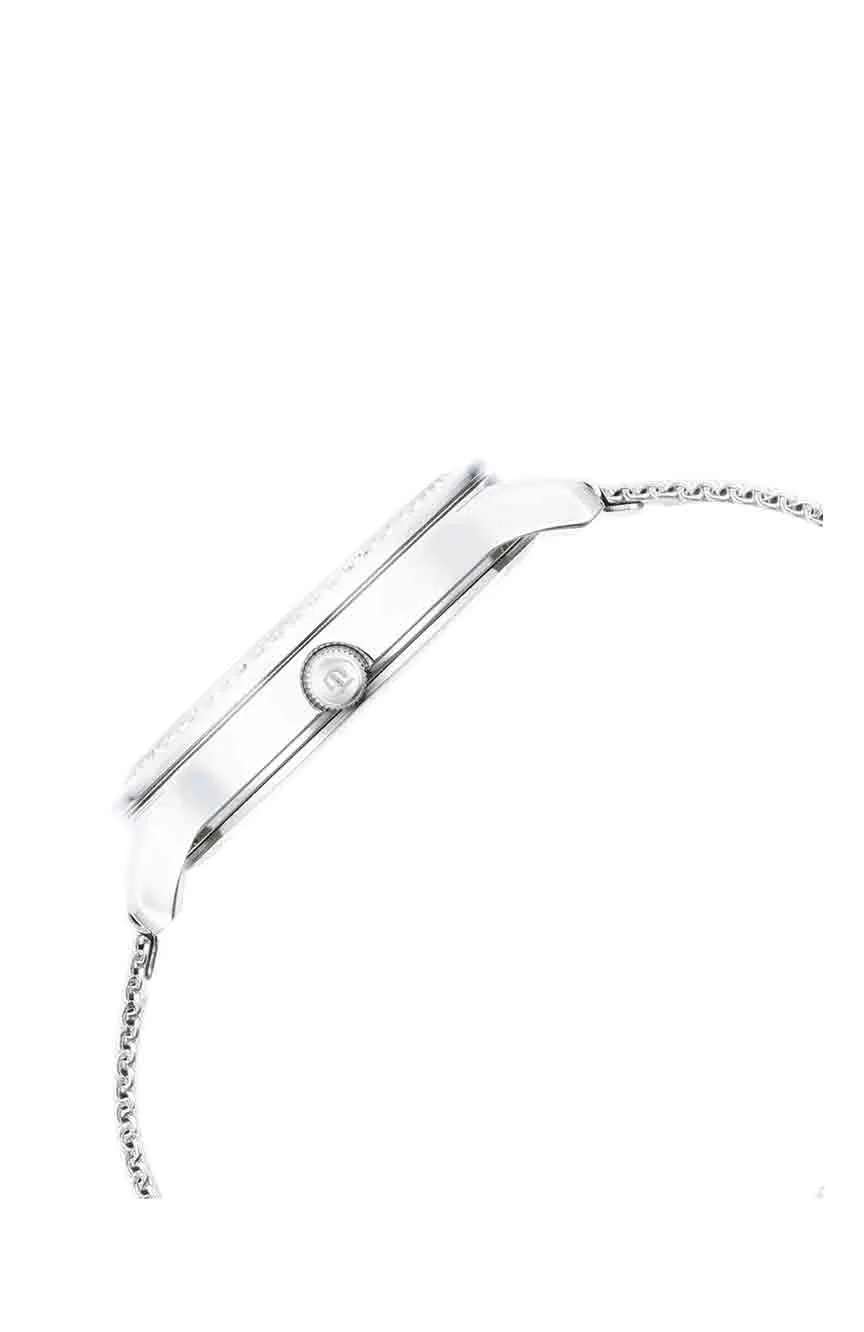 Titan Wander Dark Blue Dial Analog Stainless Steel Strap watch for Women