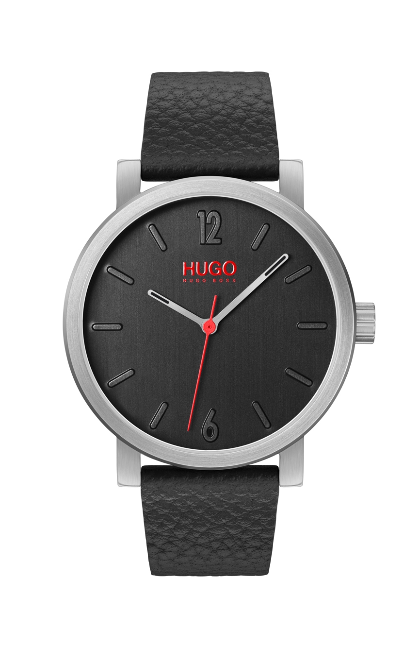 Hugo HUGO MENS QUARTZ LEATHER WATCH - 1530115