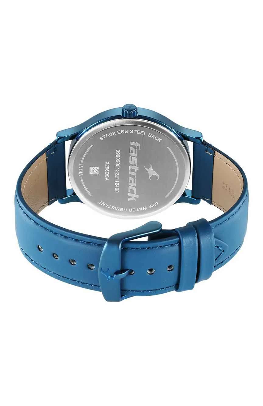Titan Fastrack Urban Camo Blue Dial Watch for Guys