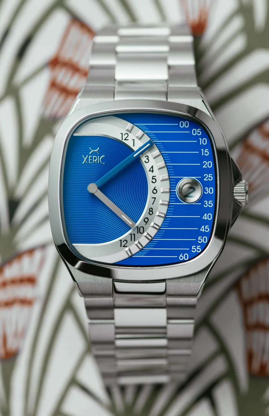 Xeric Timeline Retrograde Automatic Blue