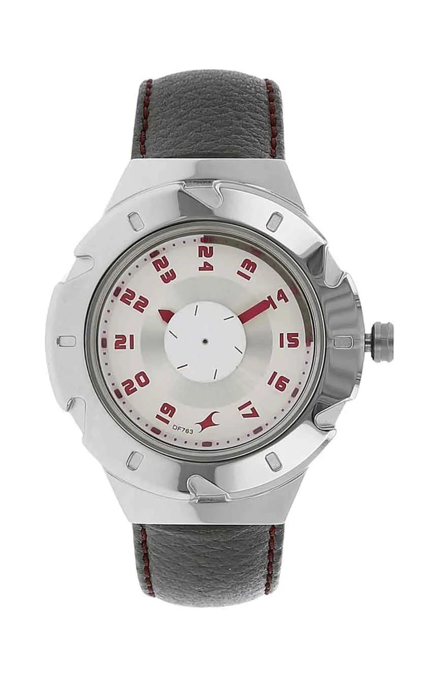 

Titan | Fastrack Quartz Analog White Dial Leather Strap Watch for Girls