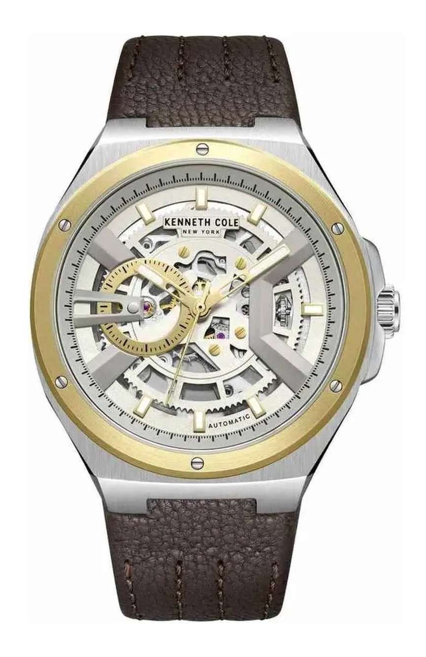 Kenneth Cole Kenneth Cole Mens Leather Automatic Watch KCWGE0013705