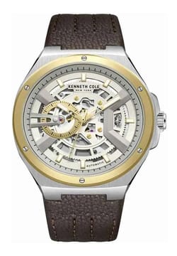 Kenneth Cole Kenneth Cole Mens Leather Automatic Watch KCWGE0013705